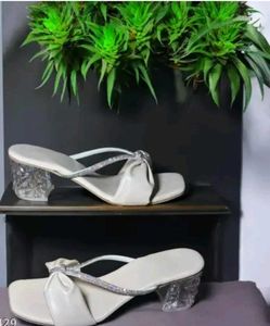 Bow Detail Heeled Mules