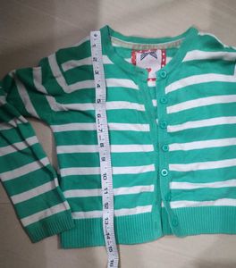 Striped Knit Cardigan