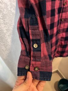 Checkered Shirt Dress