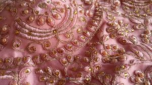 Peach Colour Lahenga