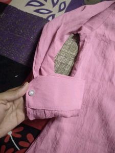 Pink Button-Up Shirt - Size XXL