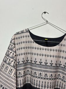 Patterned Black Kurti