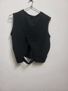 Black Sleeveless Top