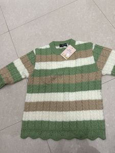 Striped Knit Sweater