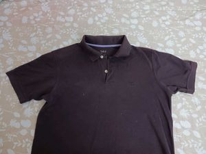 AJIO Burgundy Canterbury Polo Shirt - Size M