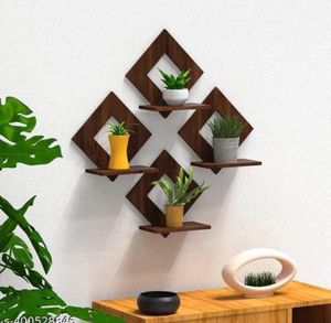 Diamond Floating Shelves