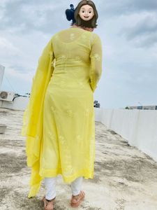 Yellow 3 Piece Dress.