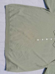 Fine Knit Polo T- Shirt For Women