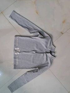Grey Turtle Neck Crop Top