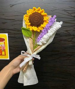 Crochet Sunflower Bouquet