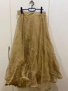 Golden Lehenga Skirt