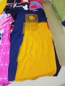 5 kurti 4. crape and handwork kurt