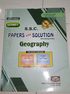 SSC Geography Papers with Solution