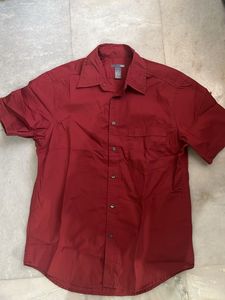 Red Short Sleeve Shirt