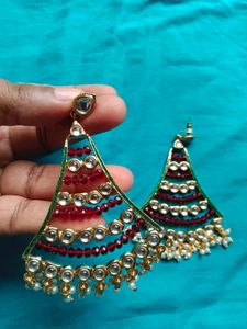 Statement Kundan Earrings