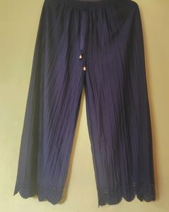 Girls Beautiful Stretchable Plaazo Pant Totally New