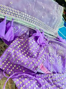 Elegant Purple Lehenga Choli