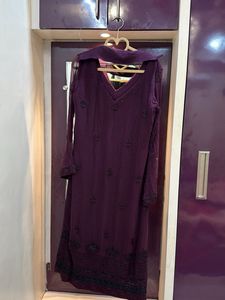 Pakistani Elegant Purple Kurta