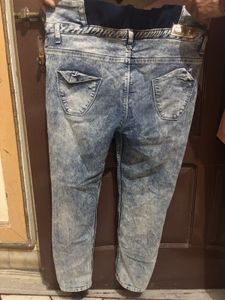 Acid Wash Denim Jeans