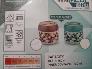 Asian Mini Meal Hot Pack Insulated Tiffin Carrier