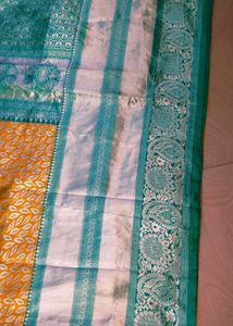 Multi Colour Banarasi Silk Saree