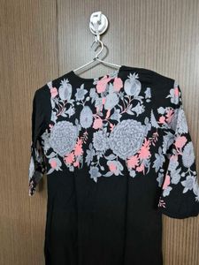 Black Floral Suit Set | 36