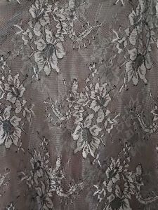 Gray Sheer Lace Top