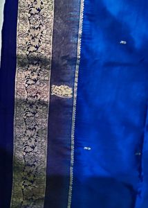 Elegant Blue banarasi Silk Saree