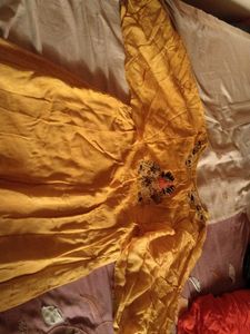Elegant Yellow Ethnic Gown