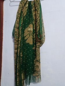 Green Gorgette Duppatta