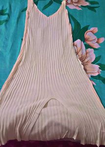Ribbed Knit Midi Dress with Cardigan