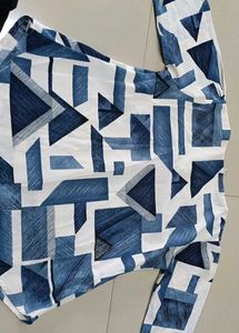 Geometric Print Top