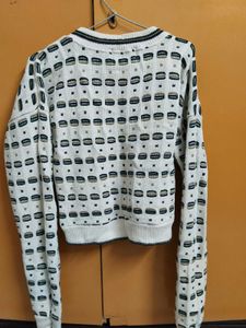 Vintage Patterned Sweater || Made in USA || BILL B