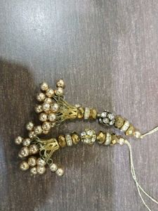 Golden Blouse Danglers