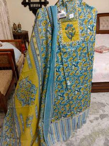 Pure Cotton Designer Suit