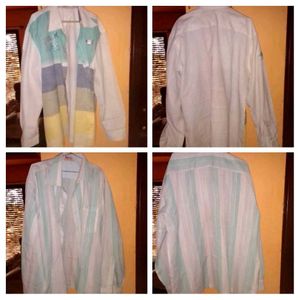 Cotton Button-Down Shirt - Hand stitched