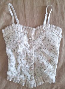 Floral Lace Corset Top