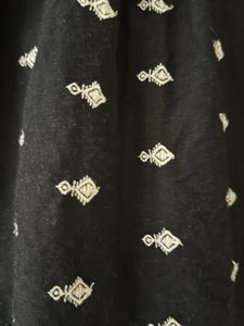 Black Embroidered Top