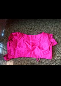 Pink Blouse,  Unused Red And Black Br