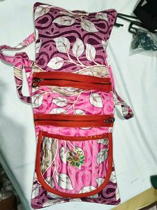 Quilted Floral Crossbody Bag