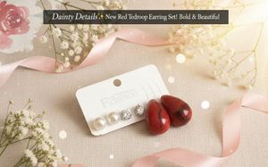 Teardrop Earring Set