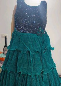 Green Party Gown new never used only tag missing