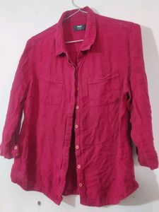 Maroon Soft Cotton Shirt
