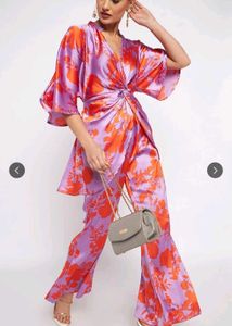 Floral Print Co-ord Set With Pocket