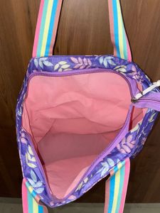 Leaf Print Tote Bag