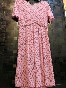 MAX Floral Printed A-line Dress