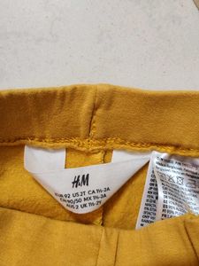Mustard H&amp;M Pants For Babies