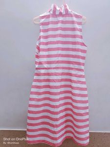 Striped Sleeveless Dress