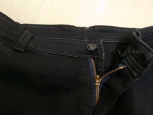 Mens Black Jeans Size 30