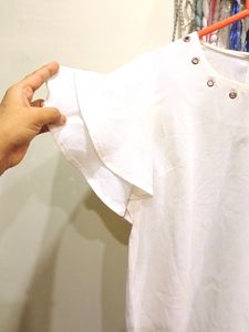 White Bell Flared Top
